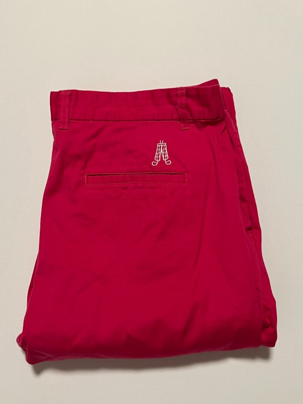 Royal & Awesome Golf Pants Straight Leg Flat Front Pink Men's size 40x34